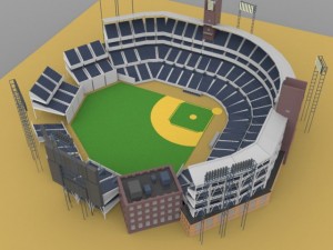 petco park 3D Model