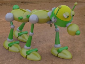 robo rover 3D 模型