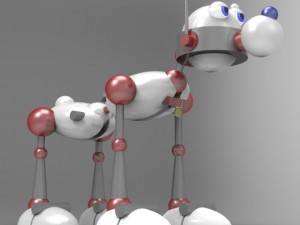 robo rover 3D 模型