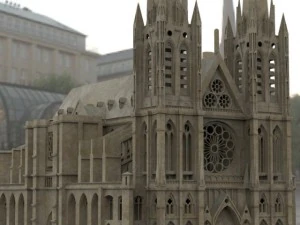 Kathedrale von Clermont 3D Modell