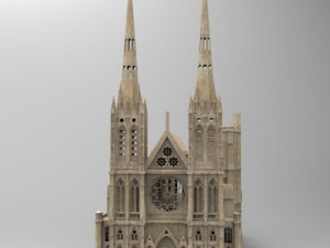clermont cathedral Modelo 3D