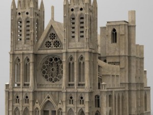 clermont cathedral Modelo 3D