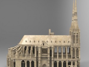 clermont cathedral Modelo 3D