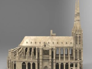 clermont cathedral 3D Model