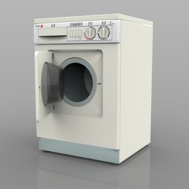 washing machine 3D Model .c4d .max .obj .3ds .fbx .stl .blend 