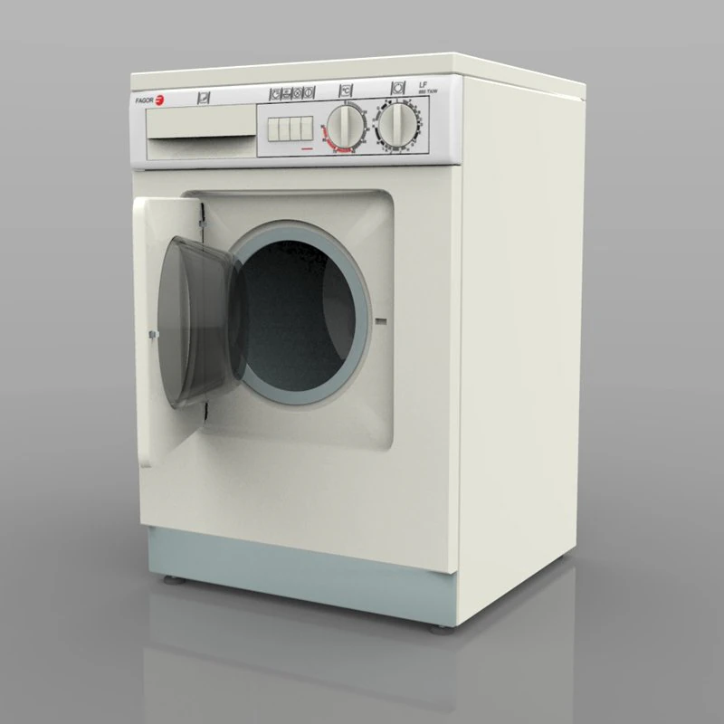washing machine 3D Model .c4d .max .obj .3ds .fbx .stl .blend 