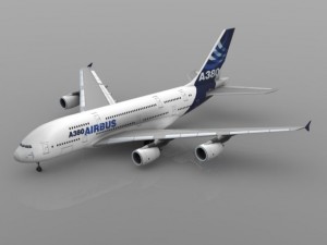 airbus a380 3D Model