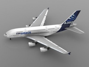airbus a380 3D Model