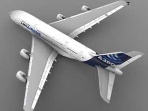 airbus a380 3D Model