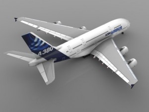 airbus a380 3D Model