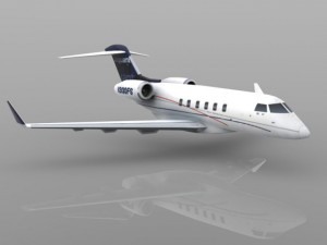 bombardier challenger 300 Modelo 3D