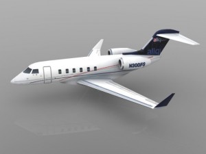 bombardier challenger 300 Modelo 3D