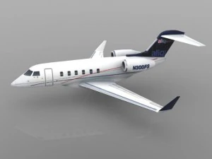 bombardier challenger 300 3D Model