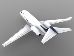 bombardier challenger 300 Modelo 3D