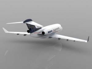 bombardier challenger 300 Modelo 3D