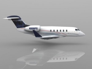 bombardier challenger 300 Modelo 3D