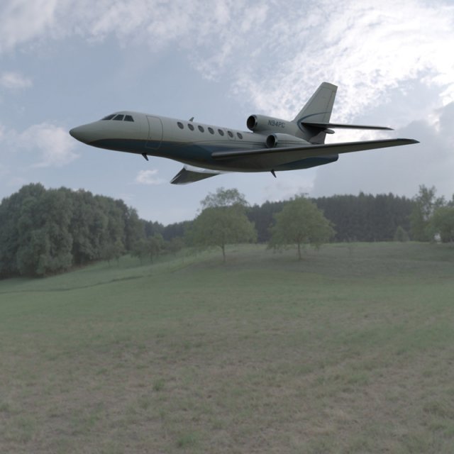 dassault falcon 50 Model 3D .c4d .max .obj .3ds .fbx .stl .blend 