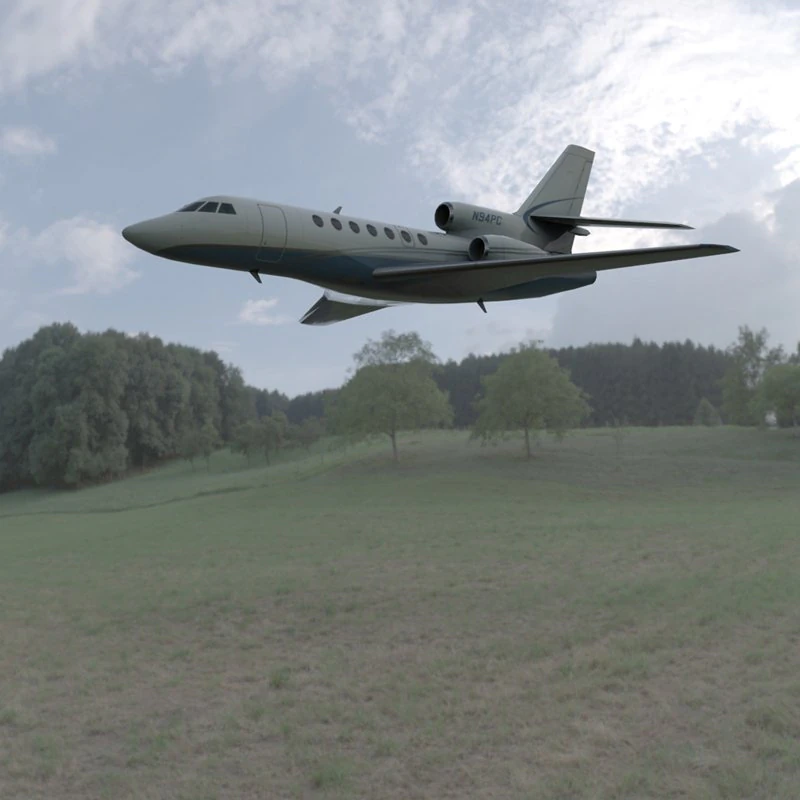 dassault falcon 50 3D Model .c4d .max .obj .3ds .fbx .stl .blend 