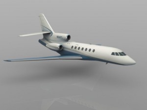 dassault falcon 50 Model 3D