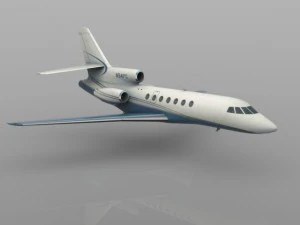 dassault falcon 50 3D Model