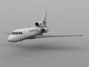 dassault falcon 50 Model 3D
