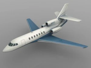 dassault falcon 50 3D Model