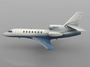 dassault falcon 50 Model 3D