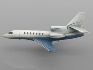 dassault falcon 50 3D Model