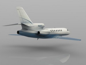 dassault falcon 50 Model 3D