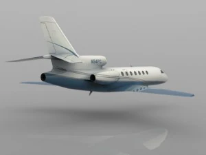 dassault falcon 50 3D Model