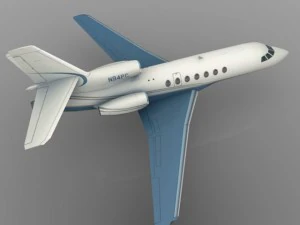 dassault falcon 50 3D Model