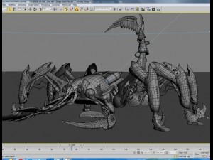 steampunk skorpio Modèle 3D