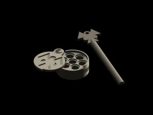 bullet remover and case for 6mm bullets 3D Print Model