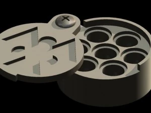 bullet remover and case for 6mm bullets 3D Print Model