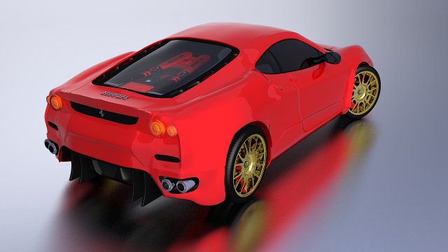 ferrari f430 3D 模型 .c4d .max .obj .3ds .fbx .stl .blend
