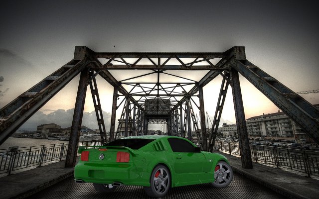 ford mustang Model 3D .c4d .max .obj .3ds .fbx .stl .blend 