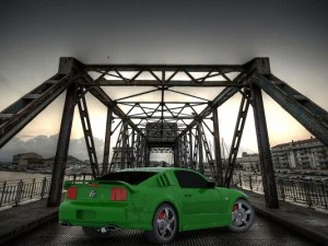 gu&eacute; mustang Modèle 3D