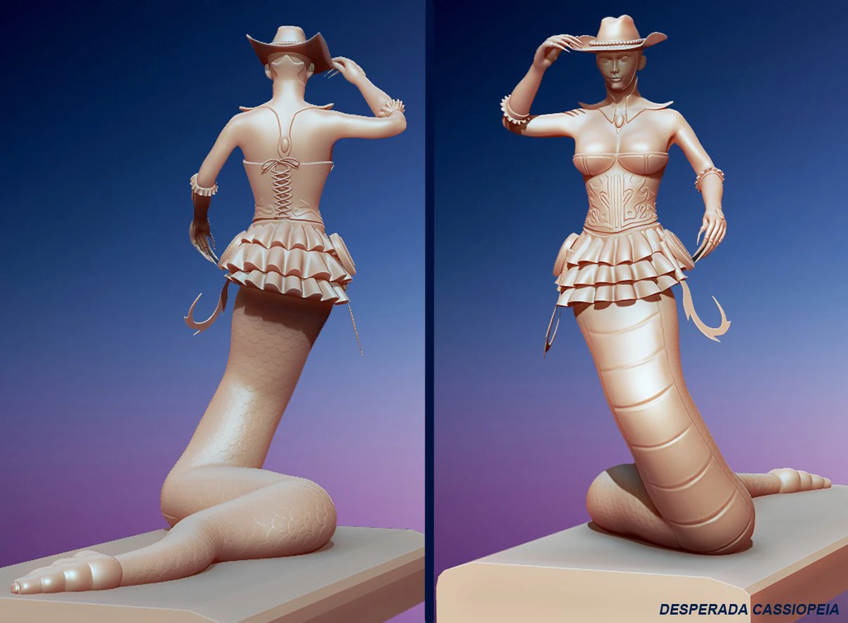 desperada cassiopeia 3D Model .c4d .max .obj .3ds .fbx .stl .blend