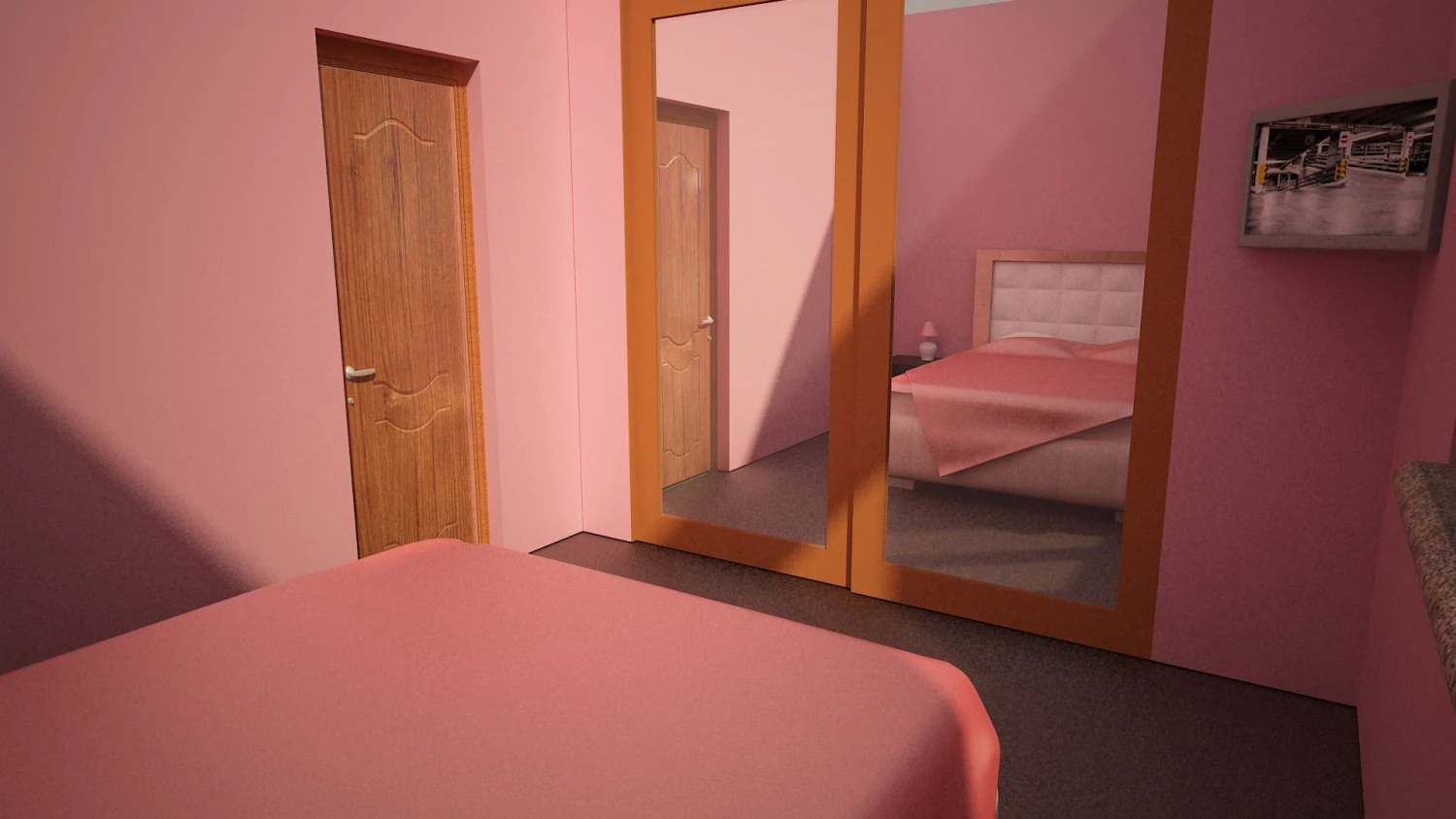 bedroom komplekt 3D Model .c4d .max .obj .3ds .fbx .stl .blend 