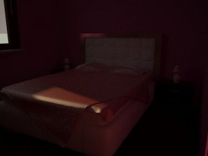 bedroom komplekt Model 3D