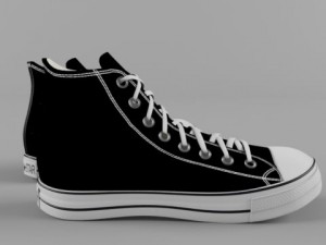 gumshoes converse clothes shoes classic punk 3D in 3DExport