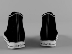 gumshoes converse clothes shoes classic punk Modello 3D