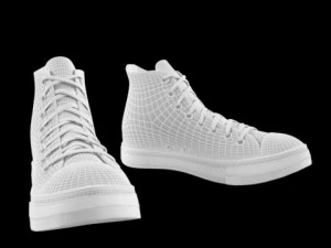 gumshoes converse clothes shoes classic punk 3D Model
