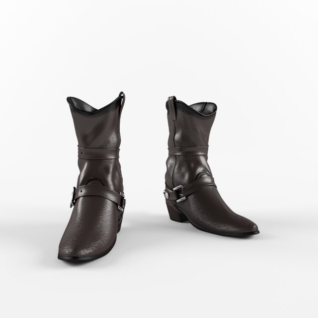 boots 3Dモデル .c4d .max .obj .3ds .fbx .stl .blend 