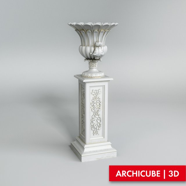 vase 3D Model .c4d .max .obj .3ds .fbx .stl .blend 
