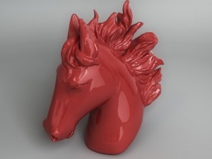 decorative horse head 3D Модель