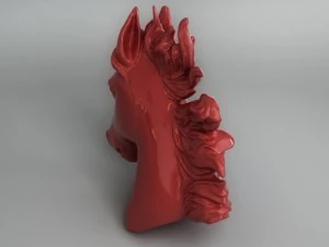 decorative horse head 3D Model