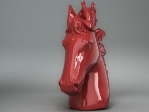 decorative horse head 3D Модель