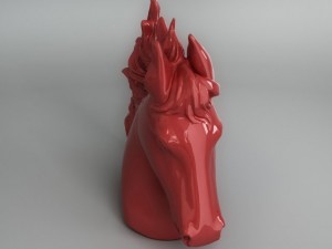 decorative horse head 3D Модель