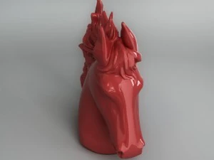 decorative horse head 3D Model